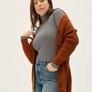 Everlane Pima Micro-rib Turtleneck
